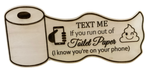 WS003 Bathroom Phone Sign