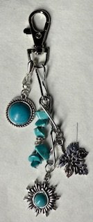 PC001 Faux Turquoise Planner Charm