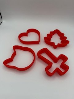 CC001 Christmas Cookie Cutter Set of 4
