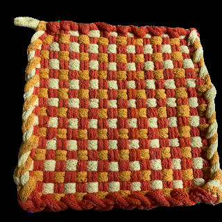 PH007 Orange &amp; Yellow Potholders, Set of 2
