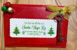 WS006 Santa’s Key Wooden Sign